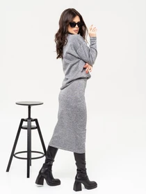 Костюми ISSA Plus модель 13652_grey Фото