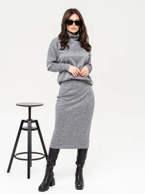 Костюми ISSA Plus модель 13652_grey Фото