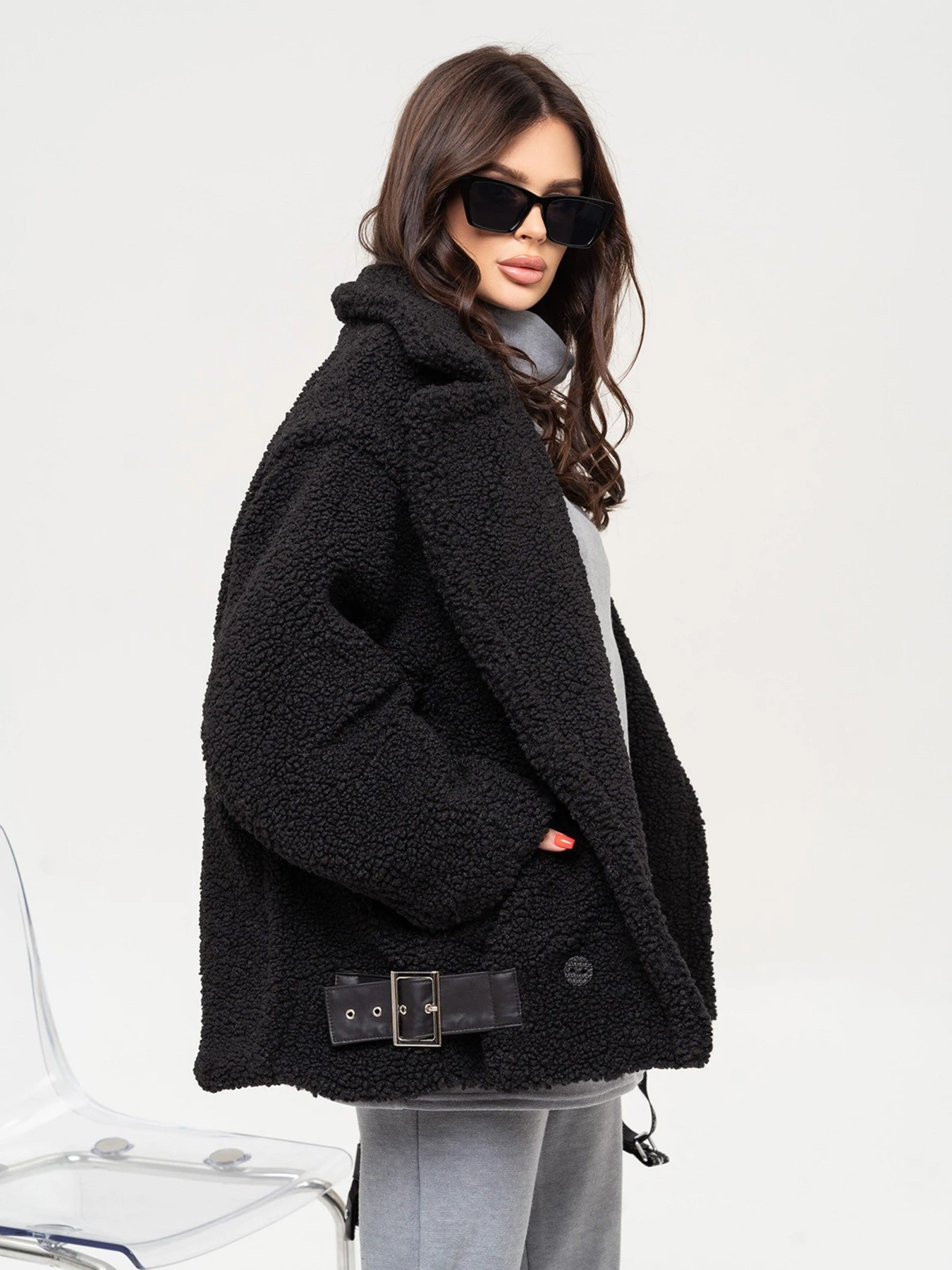 Куртки и дубленки ISSA Plus модель 13655_black Фото