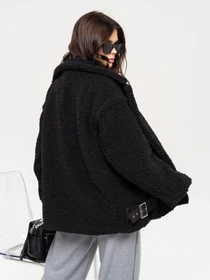 Куртки и дубленки ISSA Plus модель 13655_black Фото