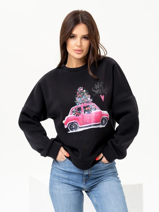 Худи и свитшоты ISSA Plus модель SA-435_black Фото