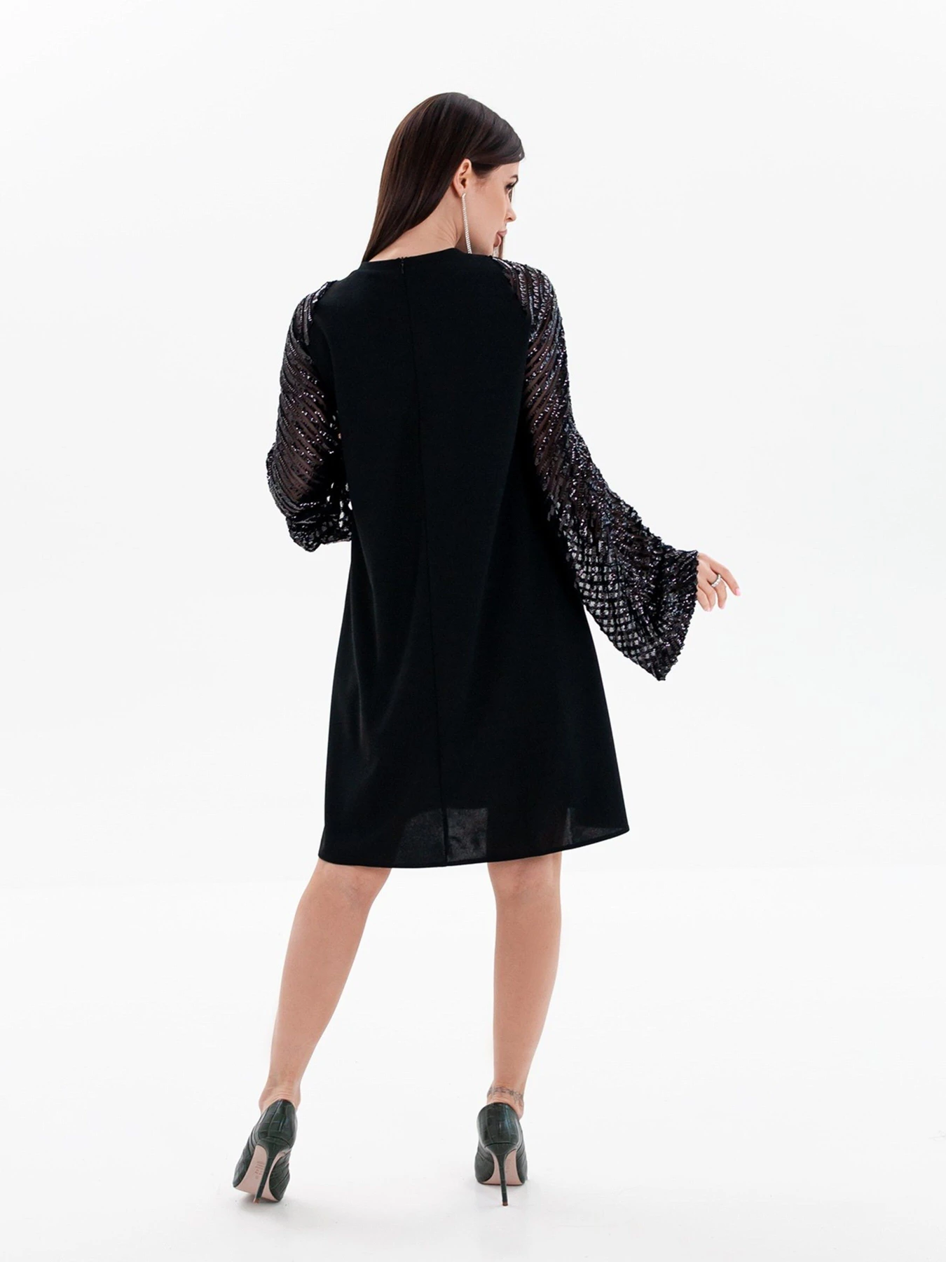 Платья ISSA Plus модель SA-438_black Фото