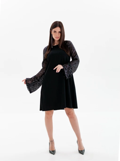 Сукні ISSA Plus модель SA-438_black Фото