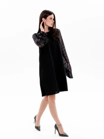 Платья ISSA Plus модель SA-438_black Фото
