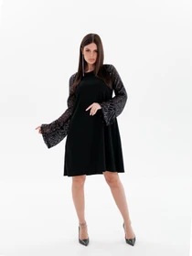 Платья ISSA Plus модель SA-438_black Фото