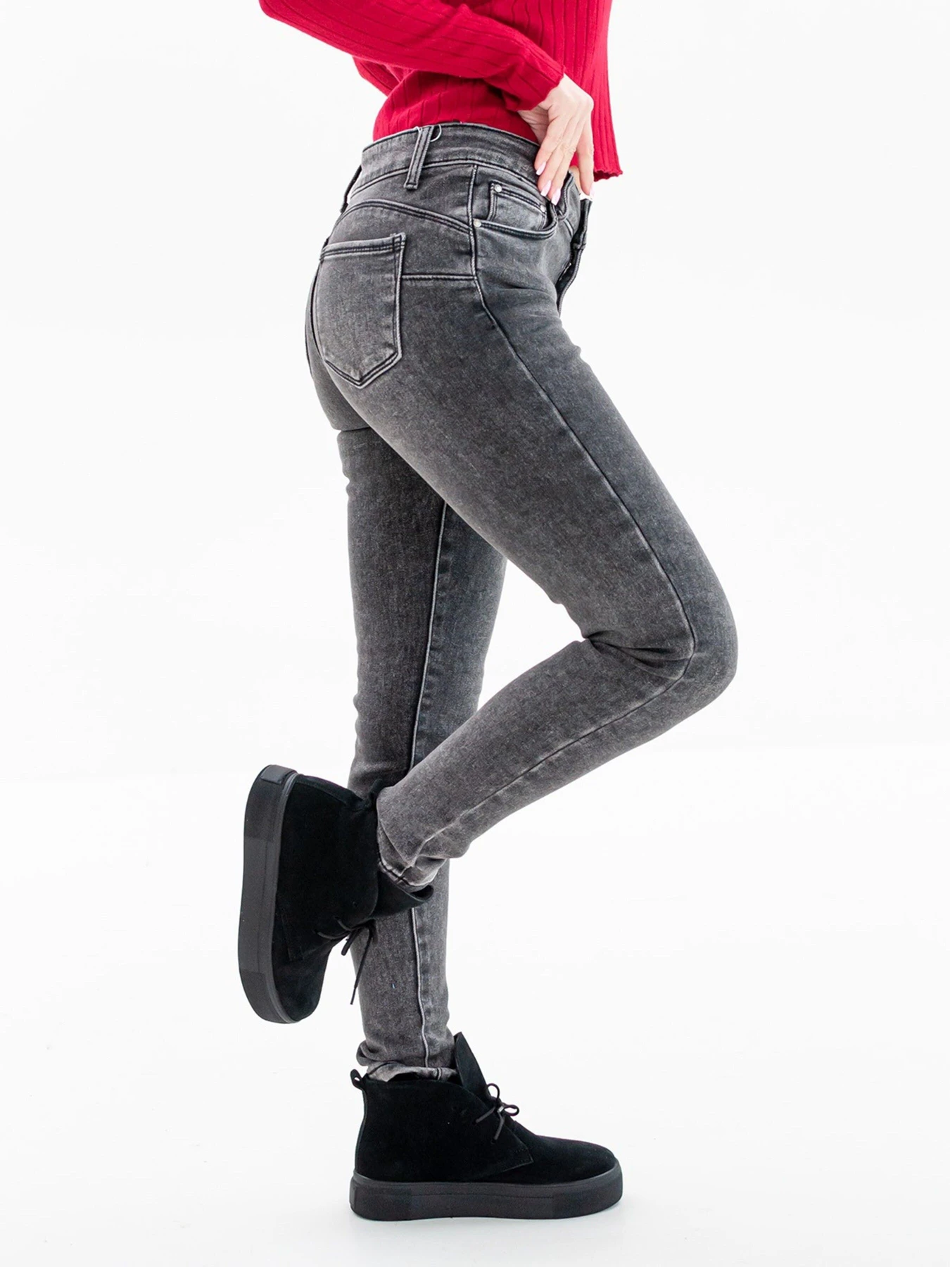 Джинсы ISSA Plus модель WN20-356_grey Фото