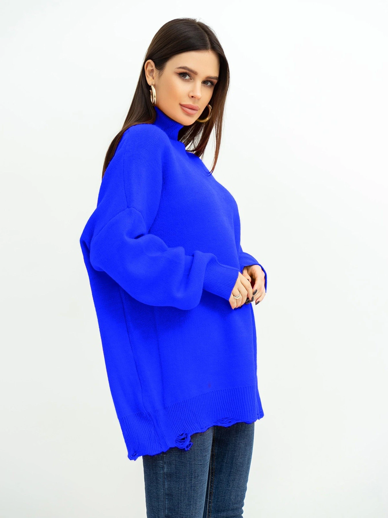 Свитры и кардиганы ISSA Plus модель WN20-394_blue Фото