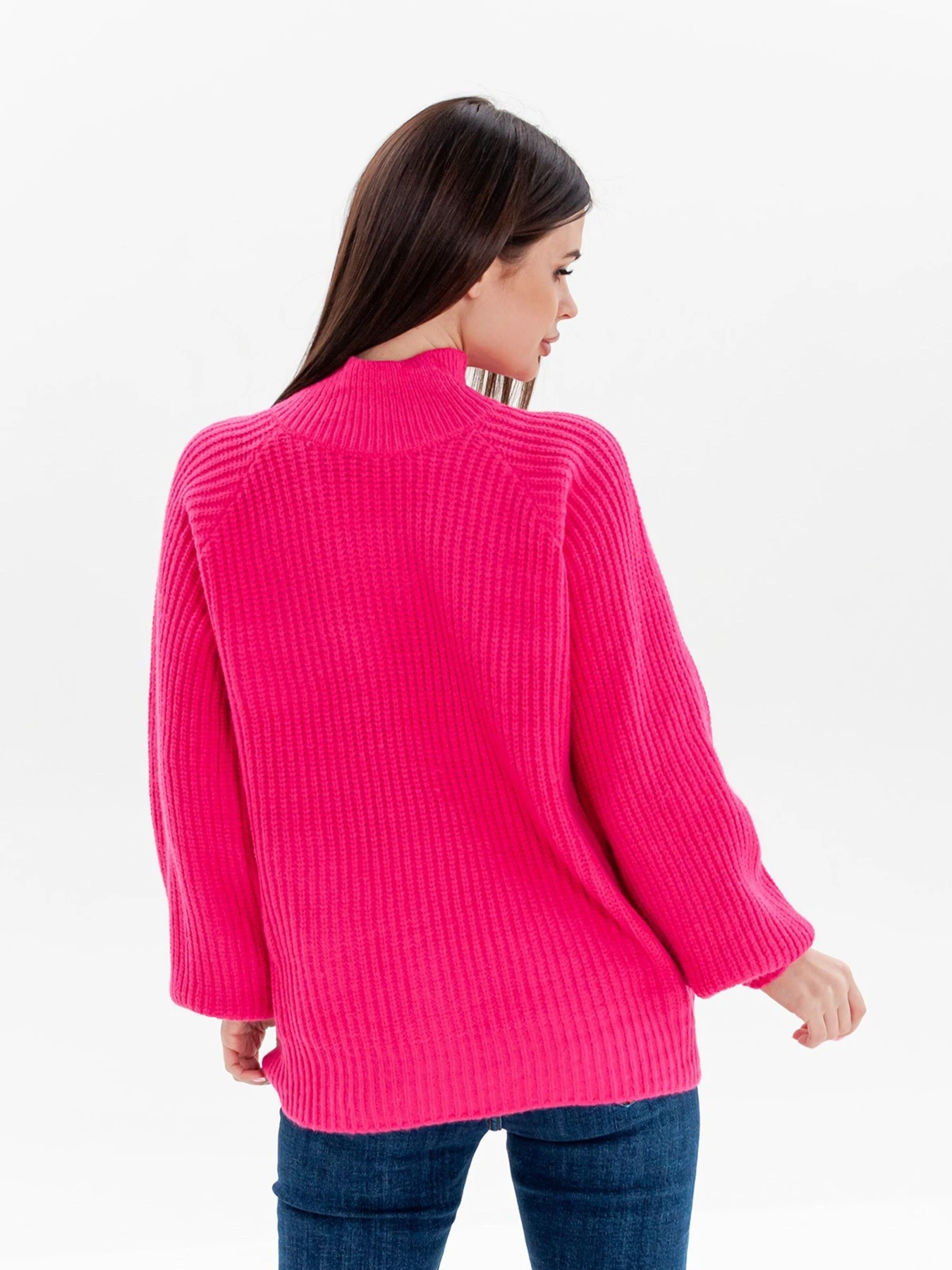 Светри та кардигани ISSA Plus модель WN20-396_raspberry Фото
