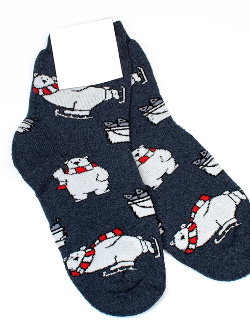 Шкарпетки та гольфи ISSA Plus модель NS-155_darkblue Фото
