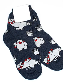 Шкарпетки та гольфи ISSA Plus модель NS-155_darkblue Фото