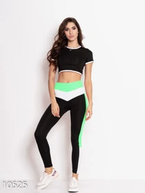 Костюмы ISSA Plus модель 10525_blackgreen Фото
