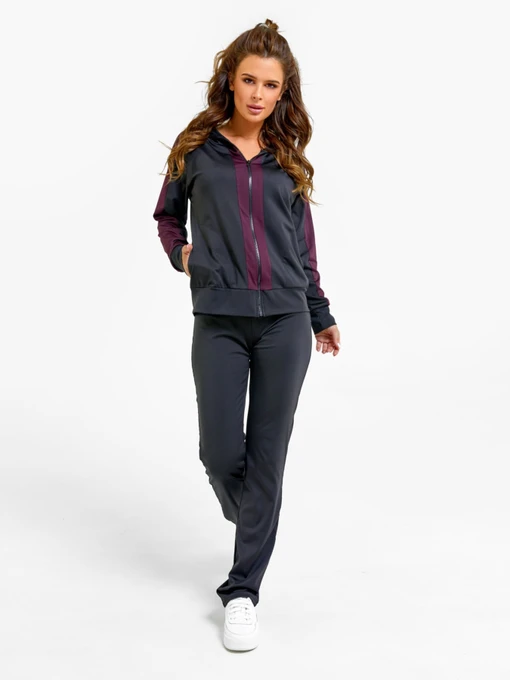 Костюмы ISSA Plus модель 12170_blackburgundy Фото