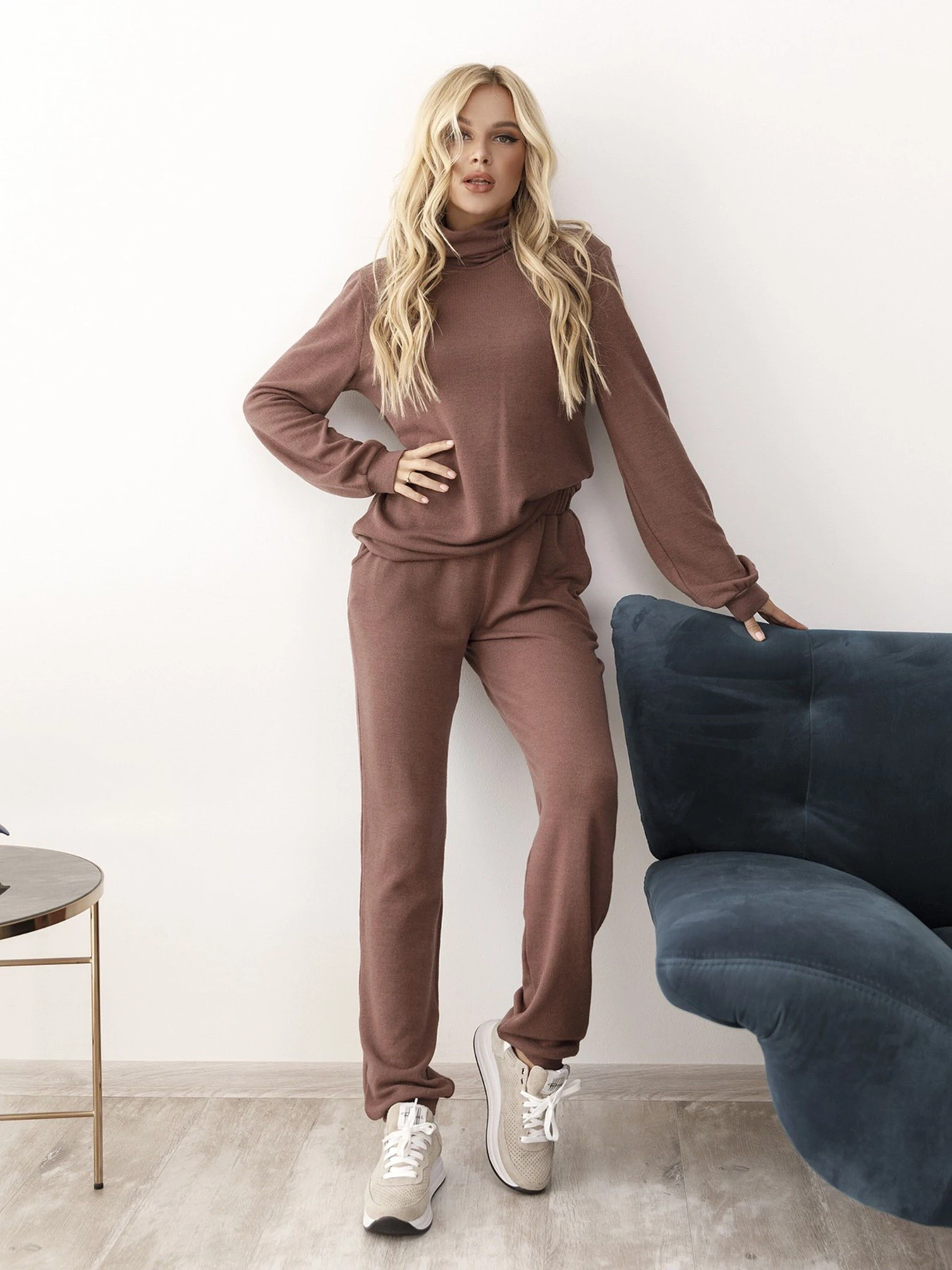 Костюми ISSA Plus модель 12218_brown Фото