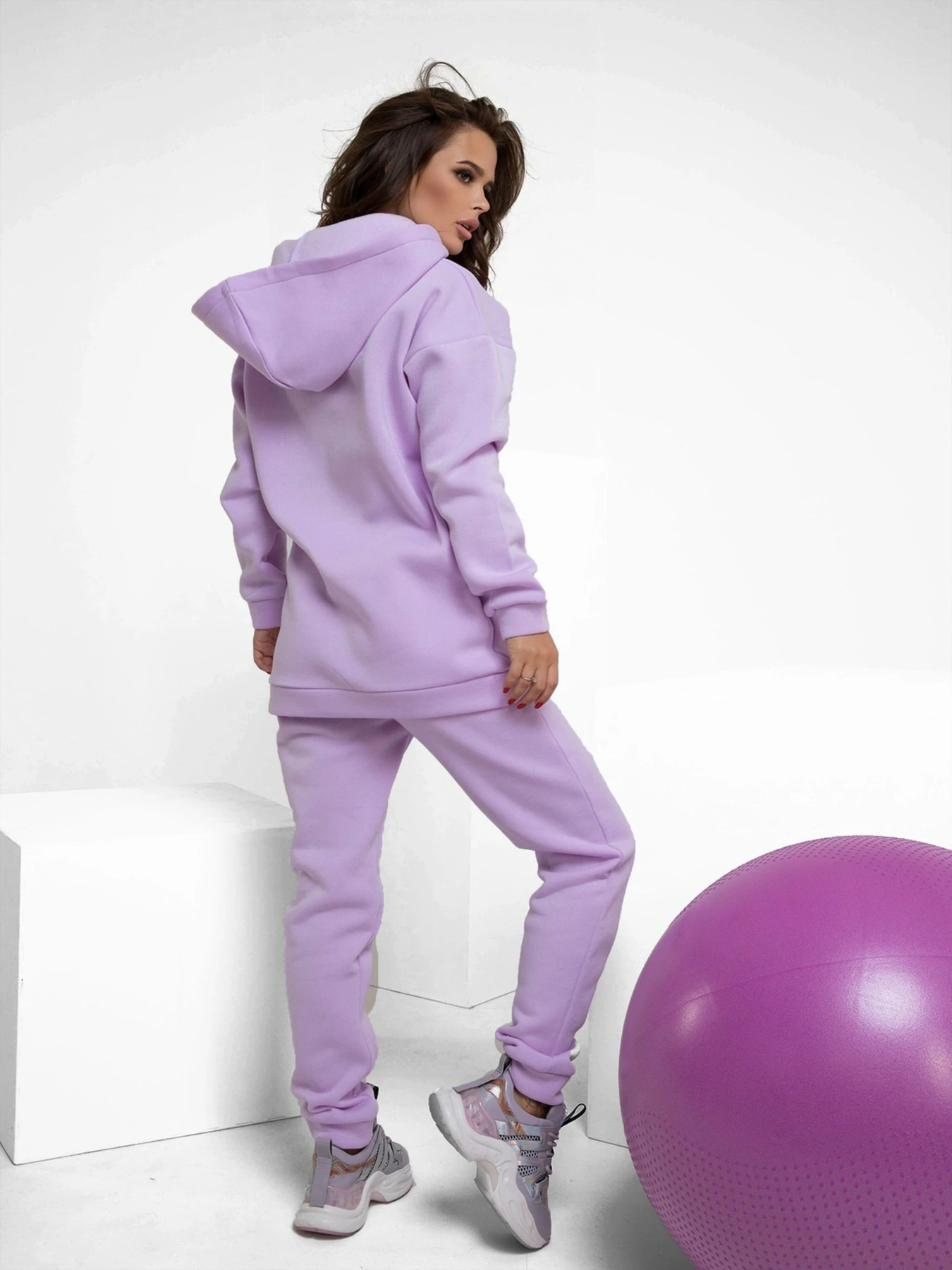 Костюмы ISSA Plus модель 12236B_lilac Костюмы ISSA Plus модель 12236B_lilac Фото