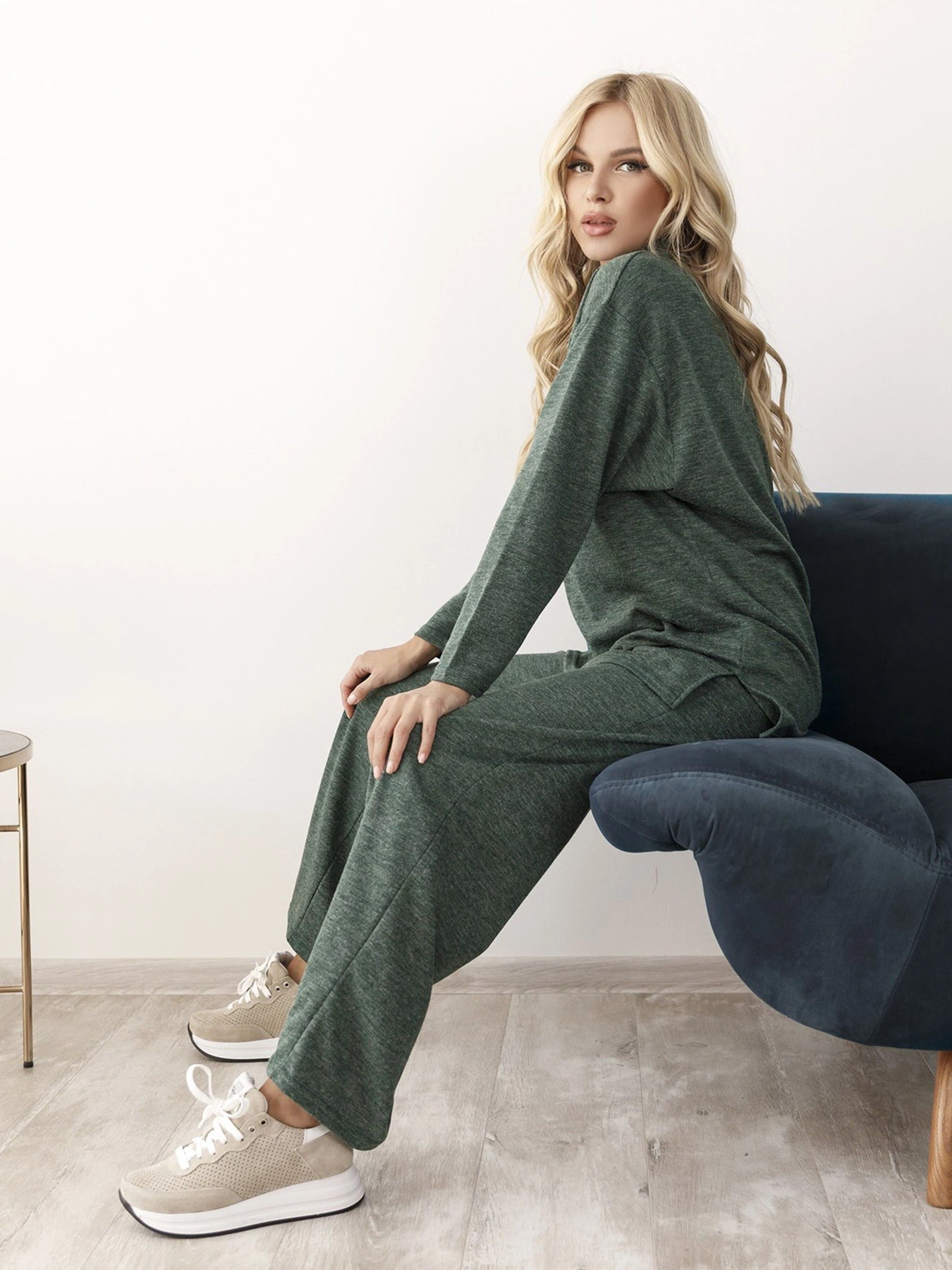 Костюмы ISSA Plus модель 12253_green Фото