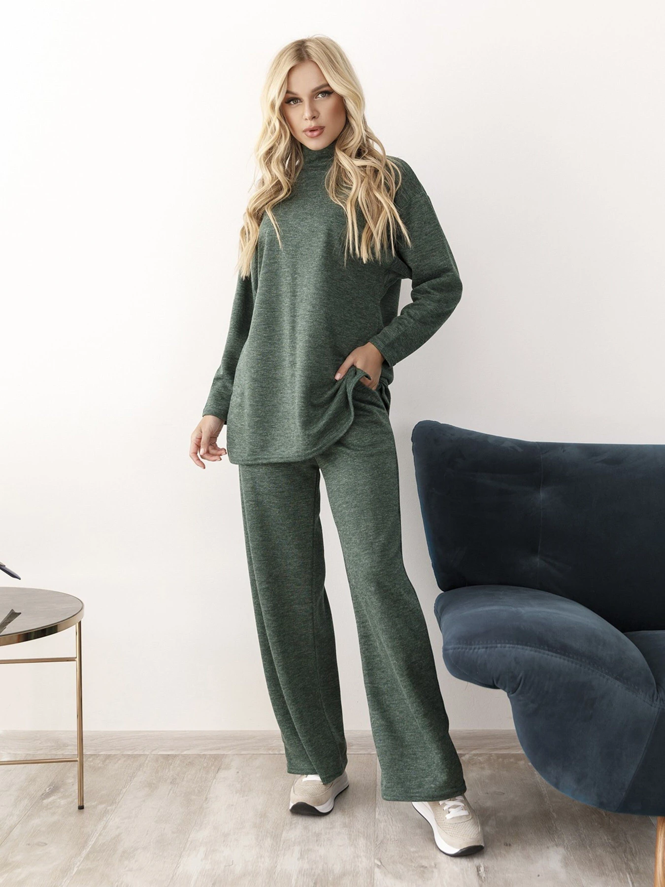 Костюмы ISSA Plus модель 12253_green Фото