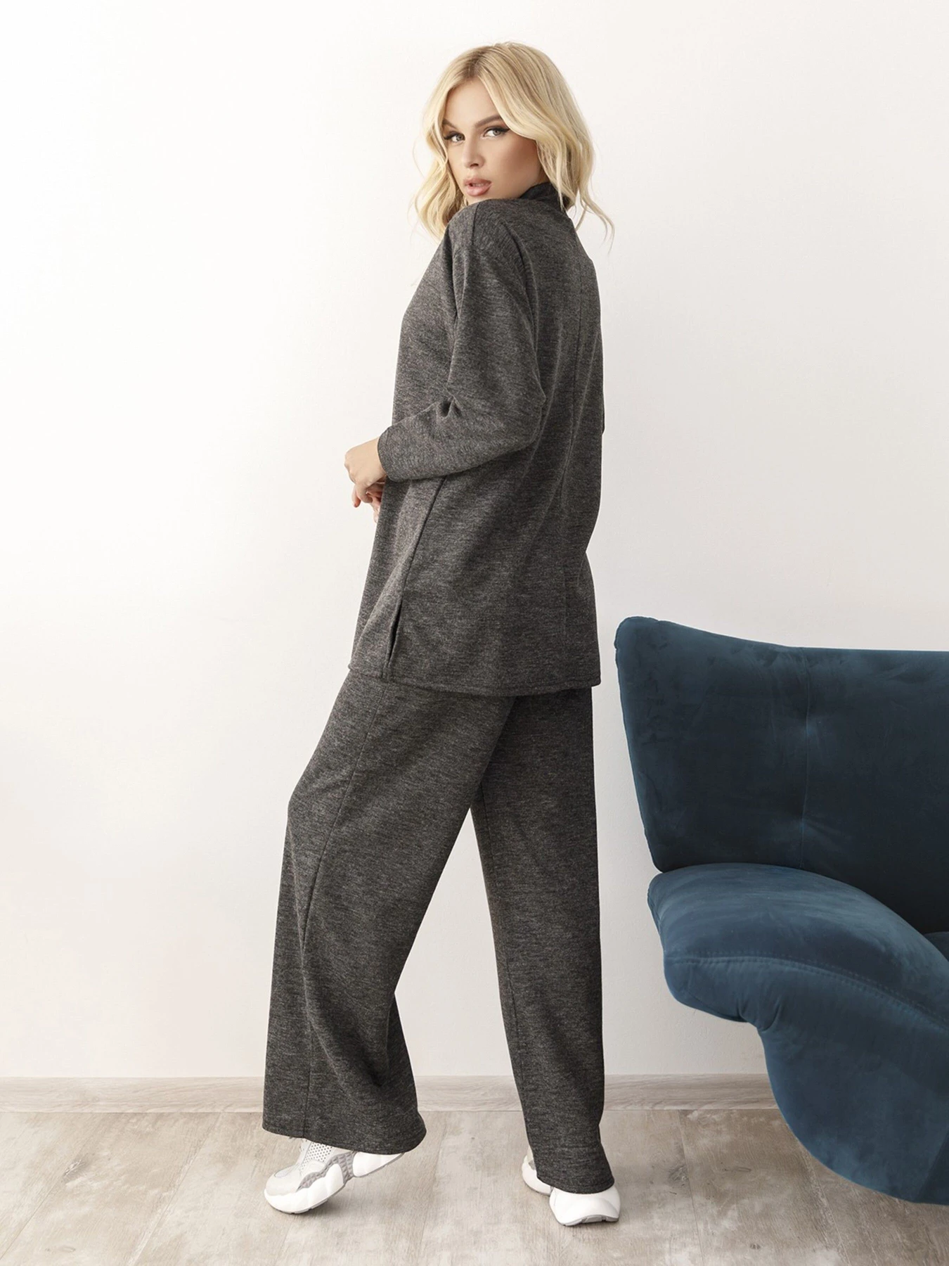 Костюми ISSA Plus модель 12253_darkgray Фото