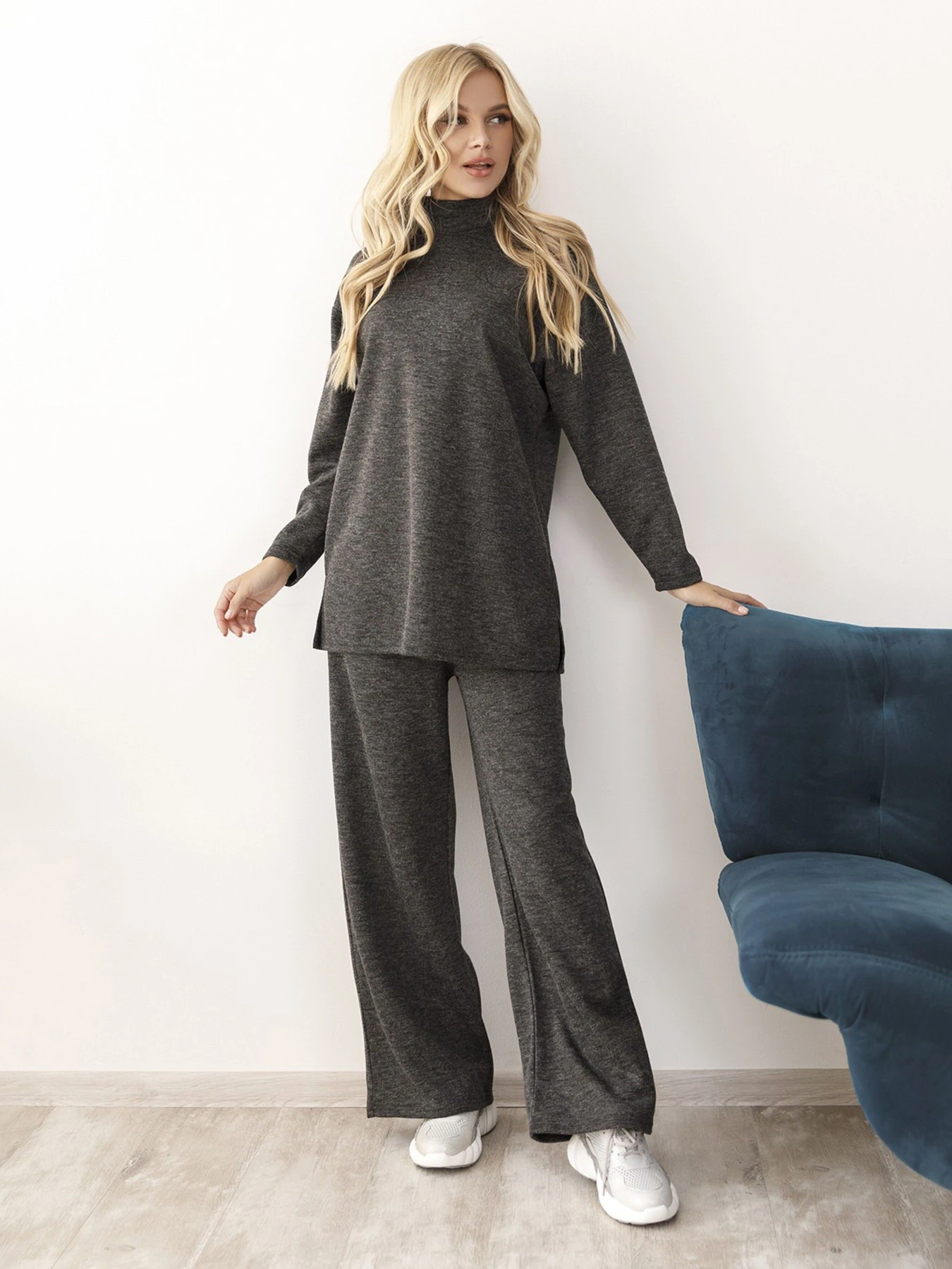 Костюми ISSA Plus модель 12253_darkgray Фото