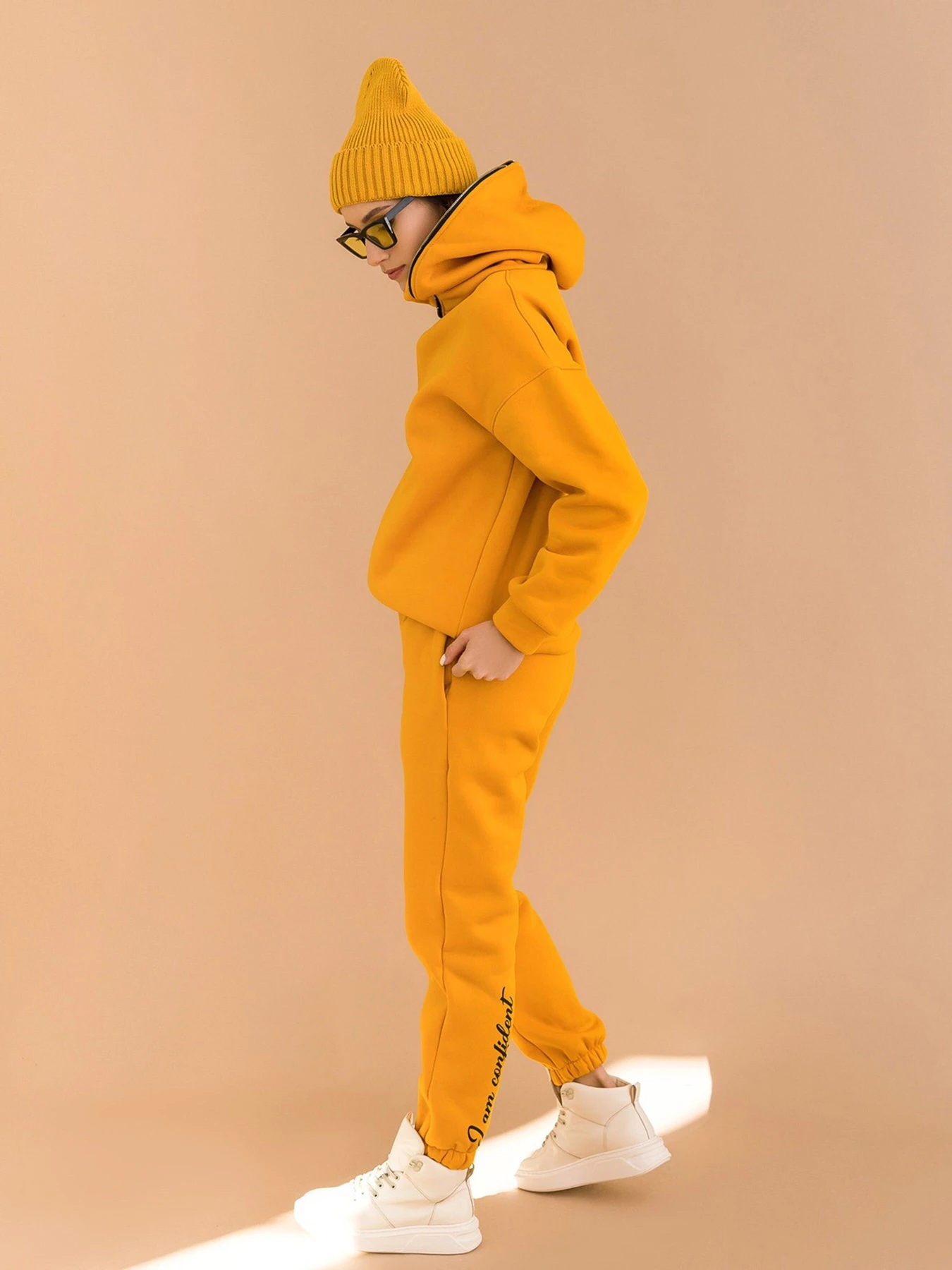 Костюми ISSA Plus модель 12960_mustard Костюми ISSA Plus модель 12960_mustard Фото