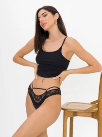 Нижнее белье ISSA Plus модель BL2-264_black Фото