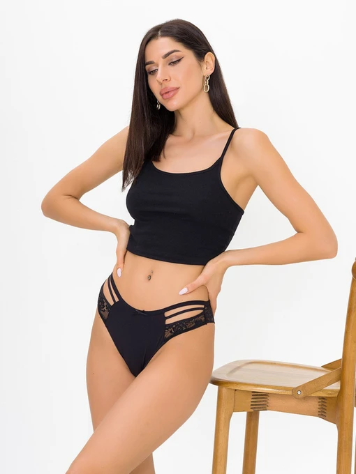 Нижня білизна ISSA Plus модель BL2-288_black Фото