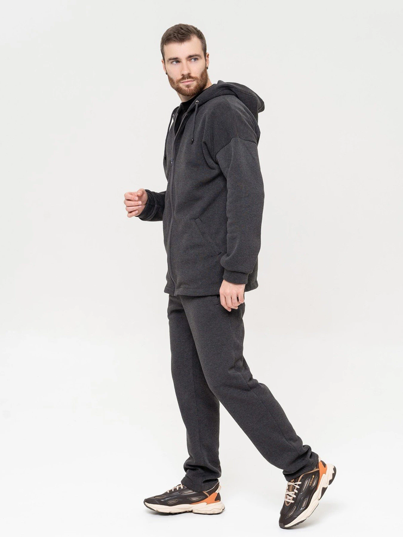 Костюмы ISSA Plus модель GN-468_darkgray Костюмы ISSA Plus модель GN-468_darkgray Фото