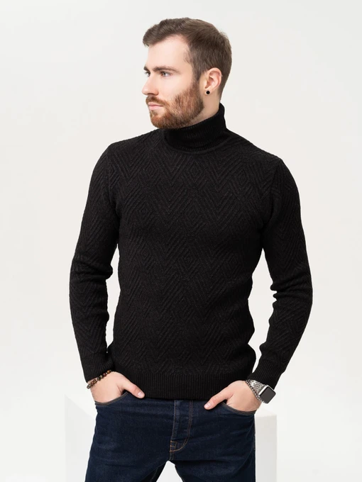 Свитры и кардиганы ISSA Plus модель GN4-87_black Фото