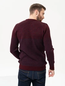 Свитры и кардиганы ISSA Plus модель GN4-88_burgundy Фото