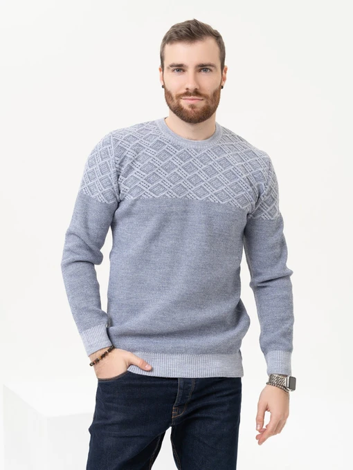 Свитры и кардиганы ISSA Plus модель GN4-88_lightblue Фото