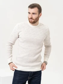 Свитры и кардиганы ISSA Plus модель GN4-88_lightbeige Фото