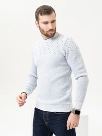 Свитры и кардиганы ISSA Plus модель GN4-89_lightblue Фото