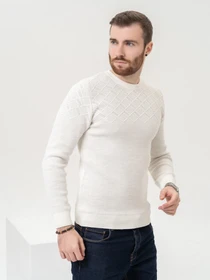 Свитры и кардиганы ISSA Plus модель GN4-89_lightbeige Фото