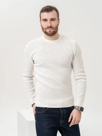 Свитры и кардиганы ISSA Plus модель GN4-89_lightbeige Фото