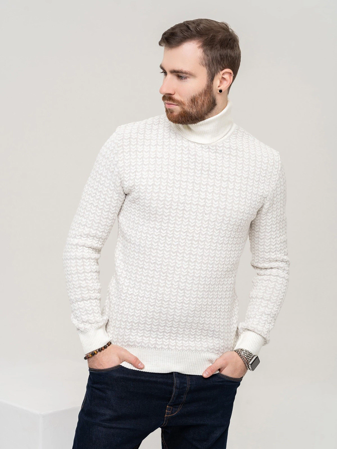 Светри та кардигани ISSA Plus модель GN4-90_lightbeige Фото