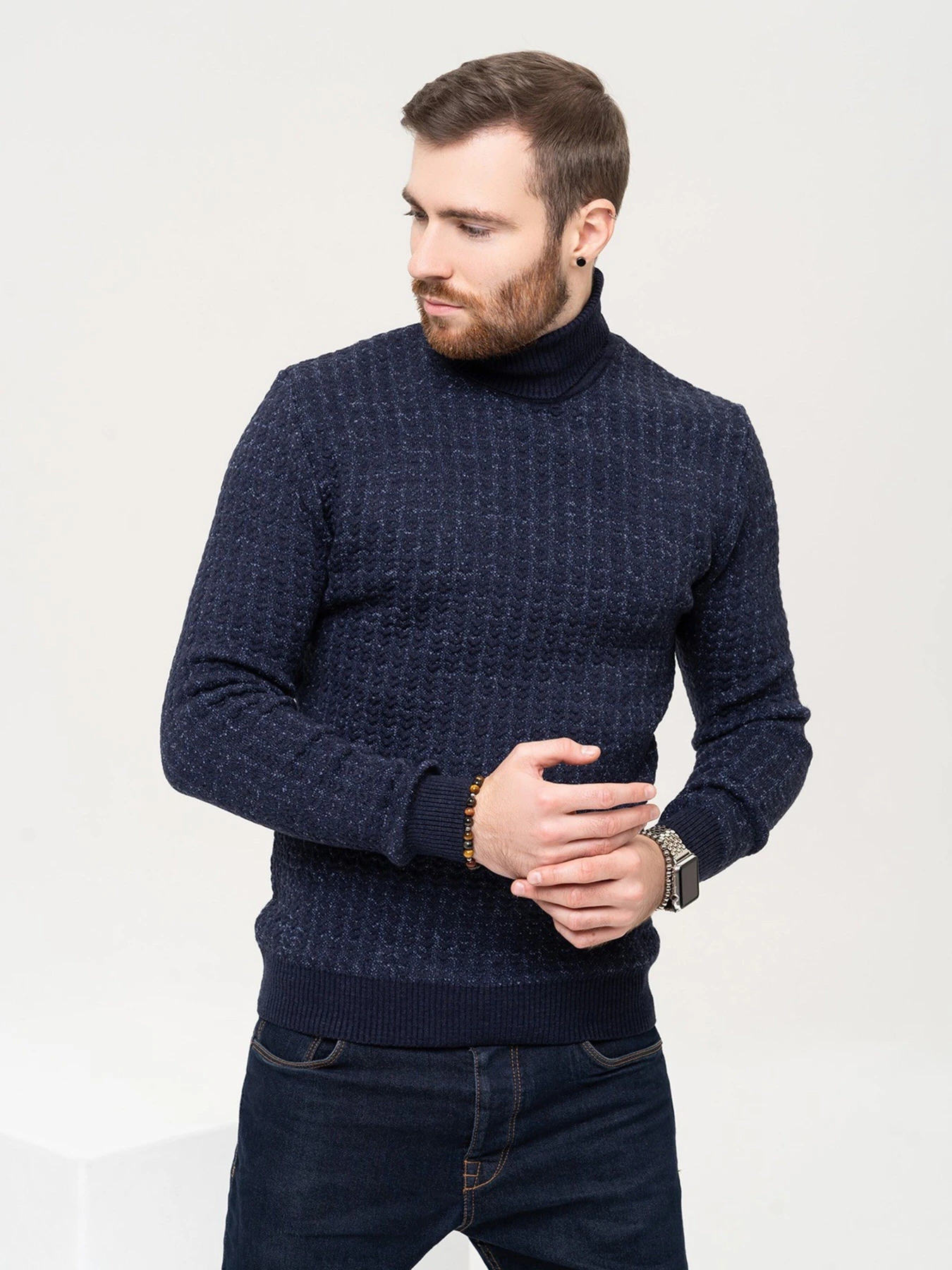 Свитры и кардиганы ISSA Plus модель GN4-90_darkblue Фото