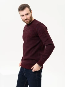 Светри та кардигани ISSA Plus модель GN4-91_burgundy Фото