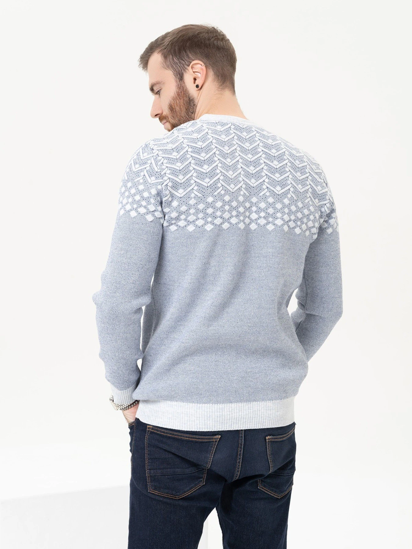Светри та кардигани ISSA Plus модель GN4-91_lightblue Фото