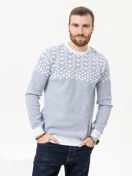 Свитры и кардиганы ISSA Plus модель GN4-91_lightblue Фото