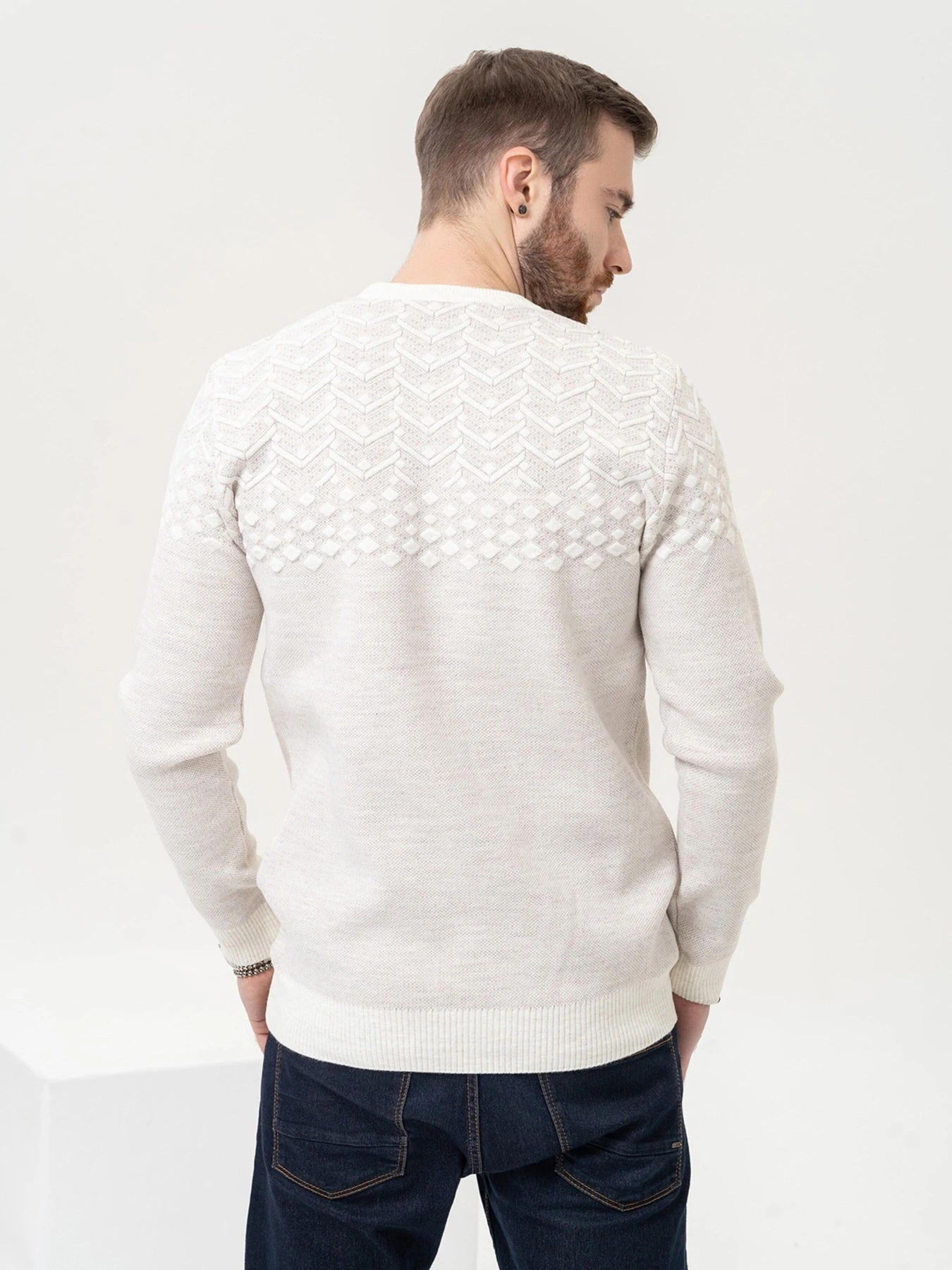 Светри та кардигани ISSA Plus модель GN4-91_lightbeige Фото