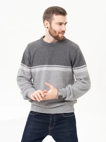 Свитры и кардиганы ISSA Plus модель GN4-92_grey Фото