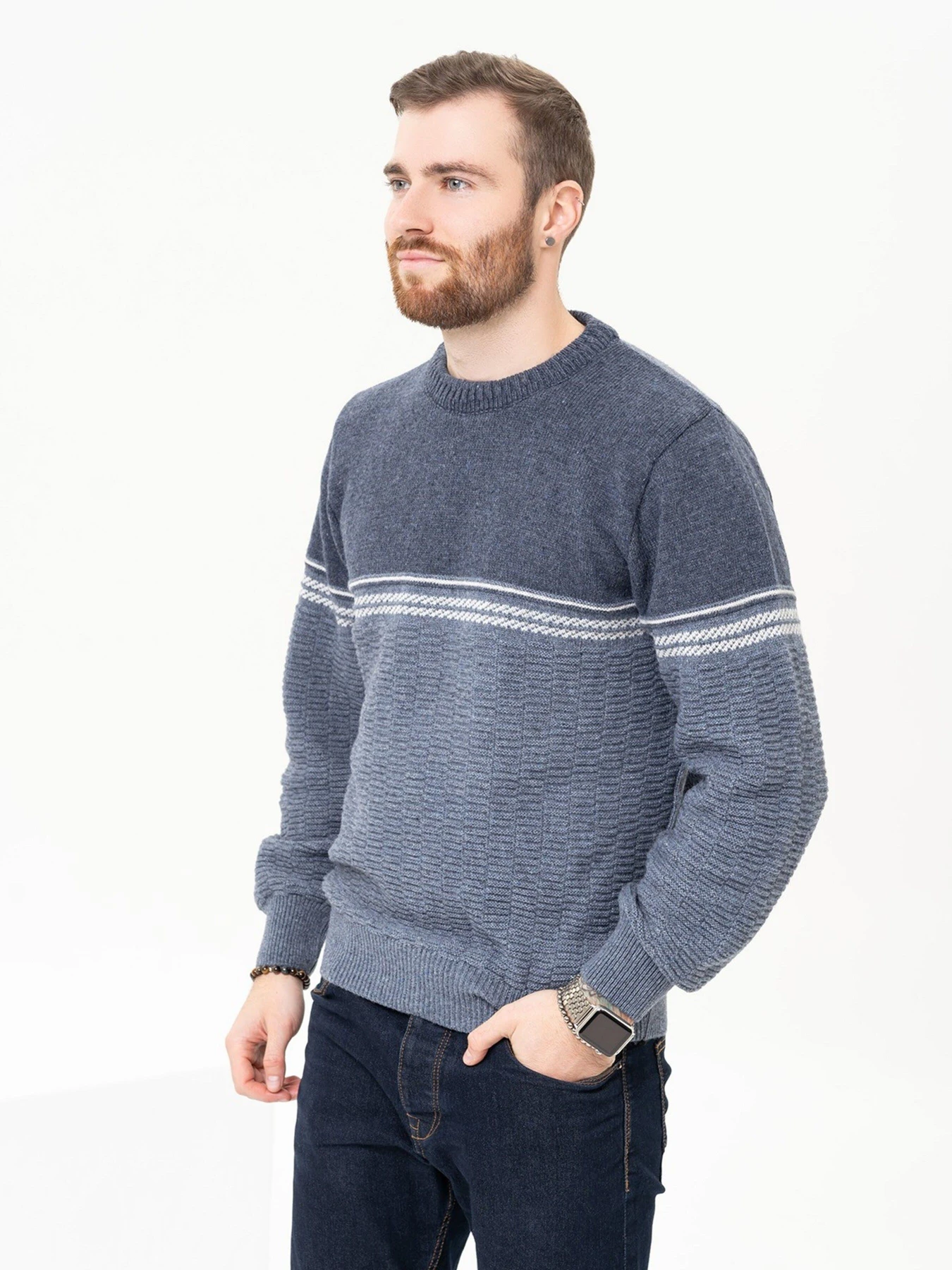Светри та кардигани ISSA Plus модель GN4-92_blue Фото