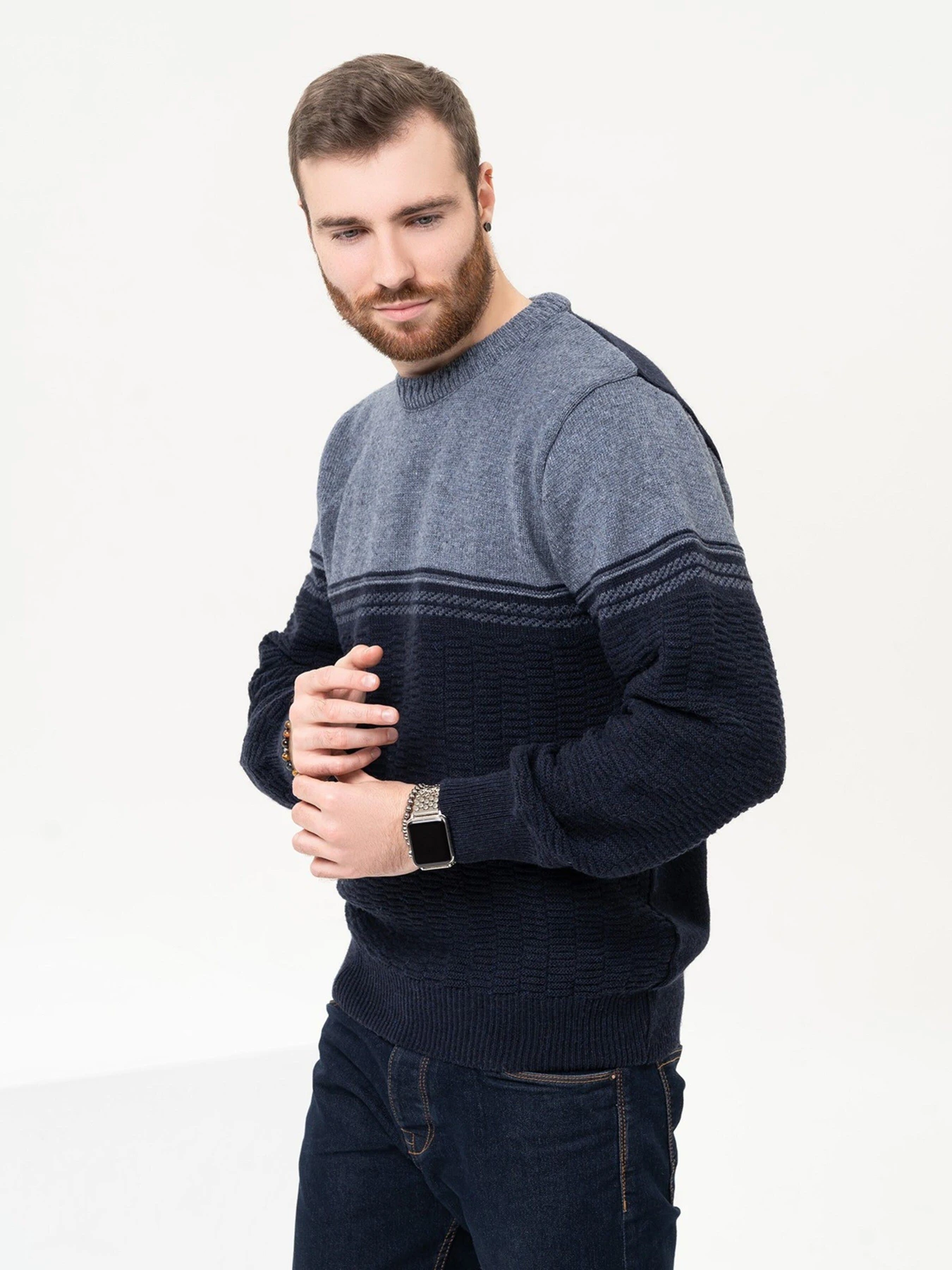 Светри та кардигани ISSA Plus модель GN4-92_darkblue Фото