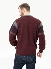 Свитры и кардиганы ISSA Plus модель GN4-93_burgundy Фото