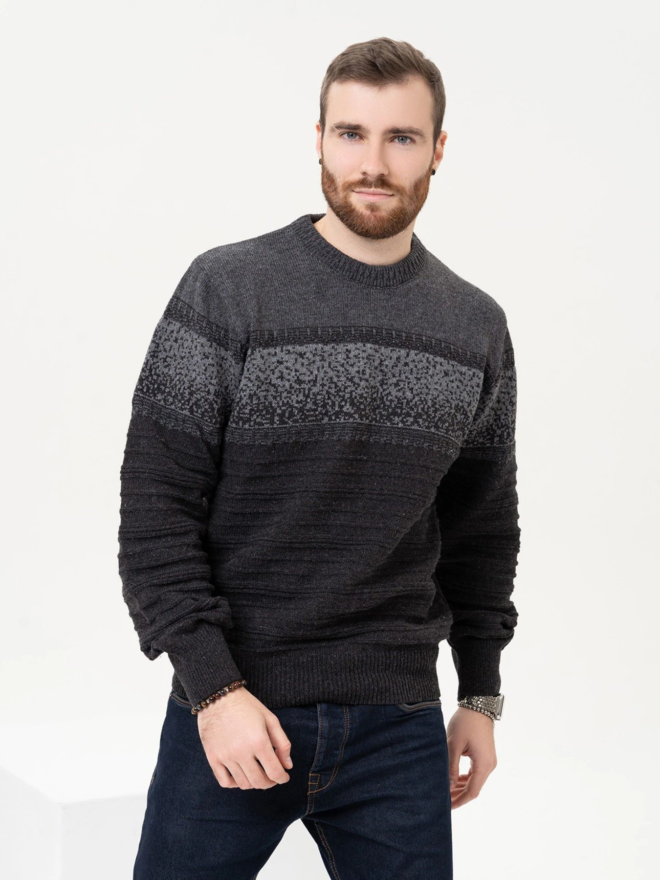 Светри та кардигани ISSA Plus модель GN4-93_darkgray Фото