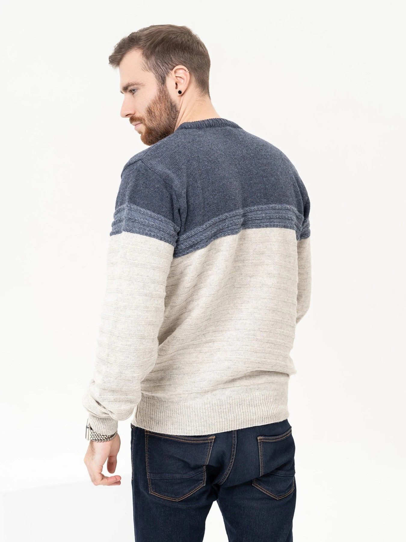 Свитры и кардиганы ISSA Plus модель GN4-94_blue Фото