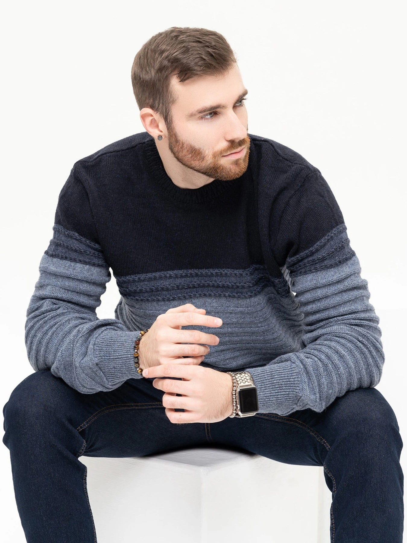 Светри та кардигани ISSA Plus модель GN4-94_darkblue Фото