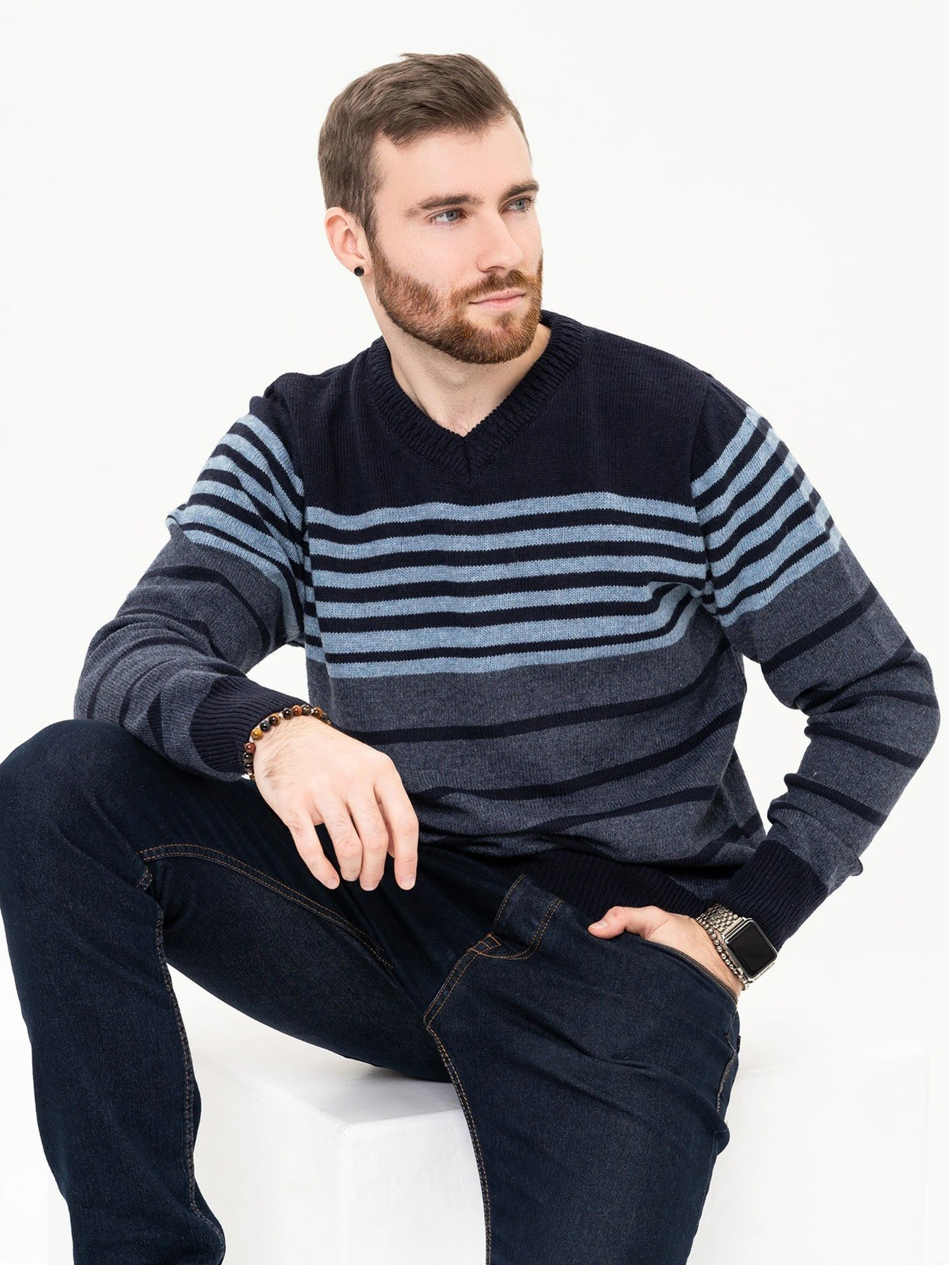 Светри та кардигани ISSA Plus модель GN4-95_darkblue Фото