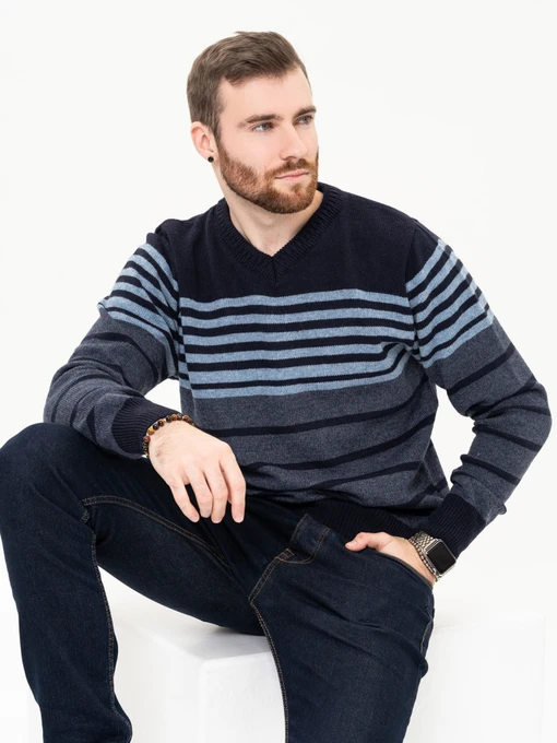 Свитры и кардиганы ISSA Plus модель GN4-95_darkblue Фото