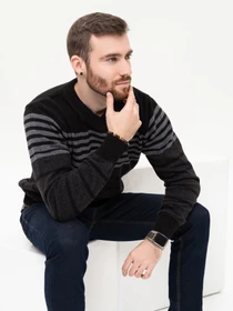 Светри та кардигани ISSA Plus модель GN4-95_black Фото
