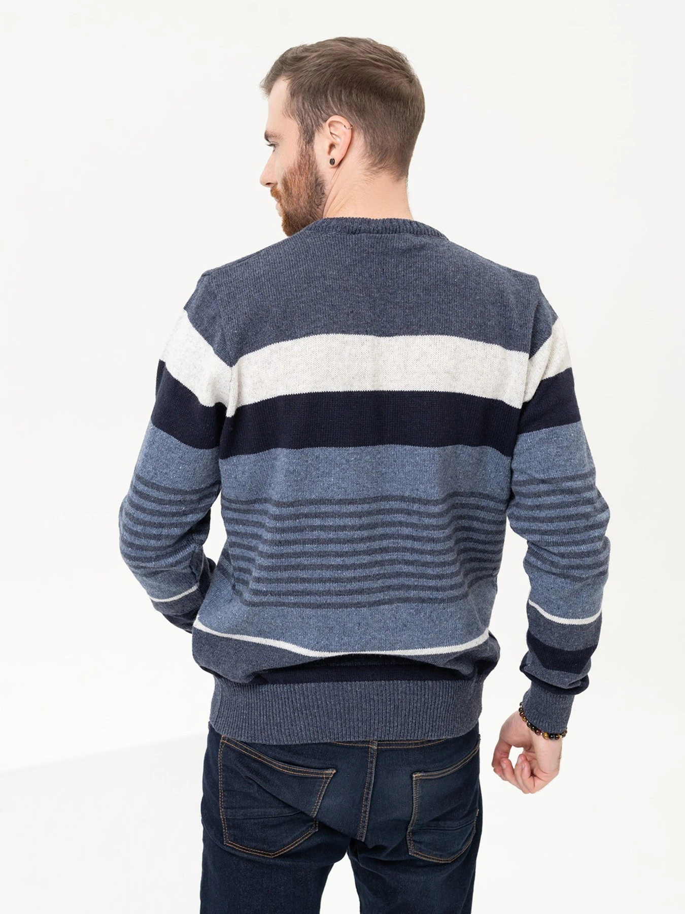 Свитры и кардиганы ISSA Plus модель GN4-96_blue Фото